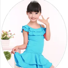 Детские латинские ковбойские танцевальные платья румбы танцевальный зал для самбы, тренировочная юбка для девочек