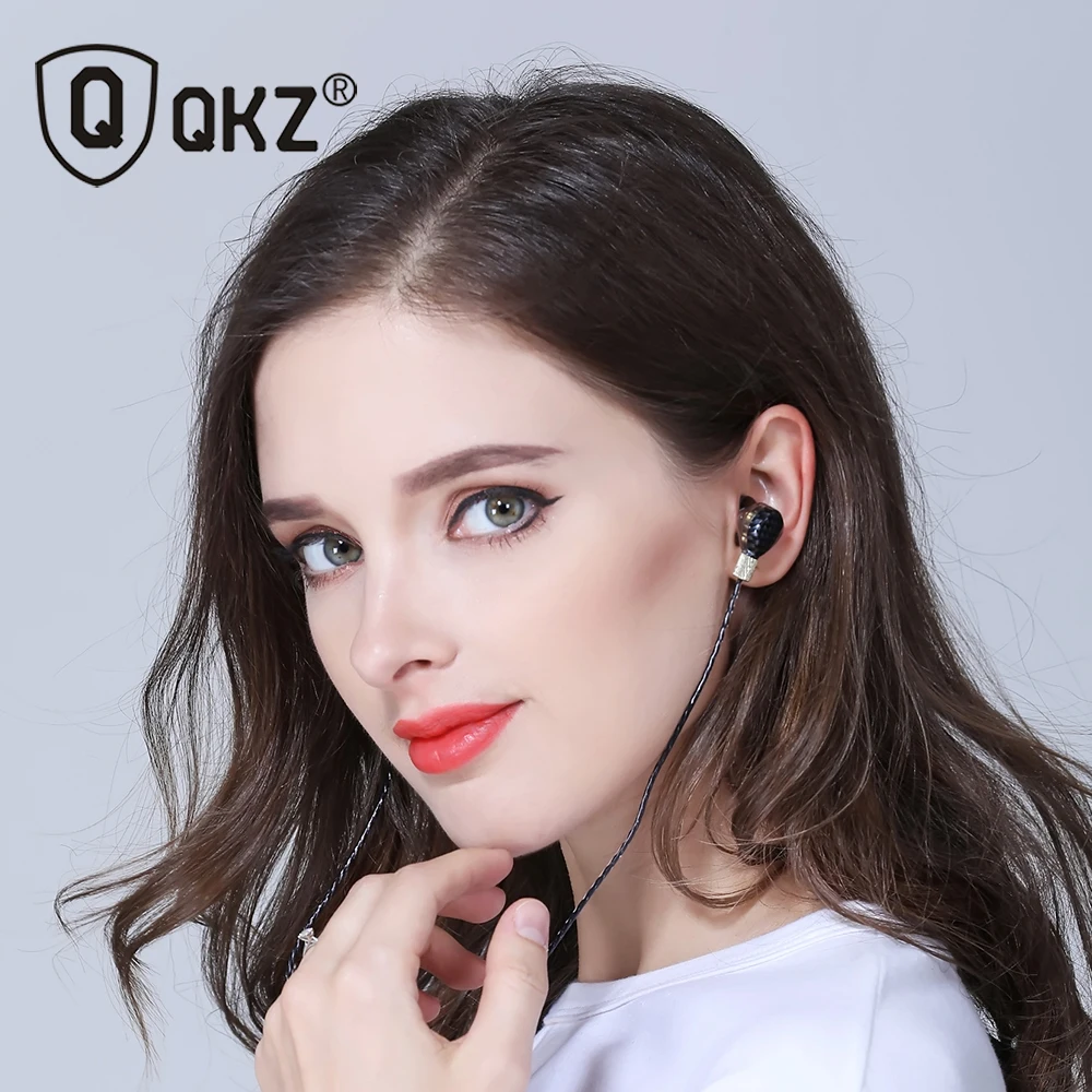Наушники qkz KD6 в ухо спортивные наушники HiFi сабвуфер с 6 динамики 3 драйверы