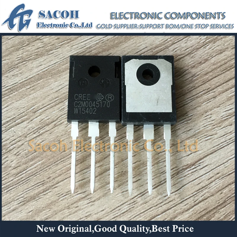 

New Original 1Pcs C2M0045170 C2M0045170D C2M0045170P TO-247 72A 1700V 45Mohm Silicon Carbide Power MOSFET Transistor Electronics