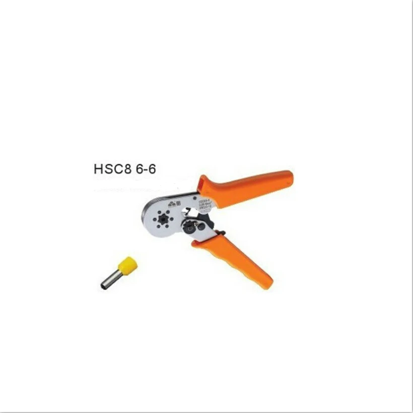 

HSC8 6-6 0.25-6 mm2 crimping tools for wire end sleeves high quality multi-function crimping pliers tube crimping pliers