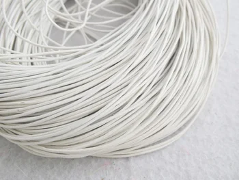 

BUlk 100m 2mm White Leather cord Fit Necklace Bracelet ,Free shipping A-2017