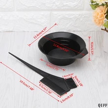 2 шт. краска для волос цвет кисти Чаша комбо цвет ing набор кистей Набор оттеночный инструмент отбеливатель Mar28