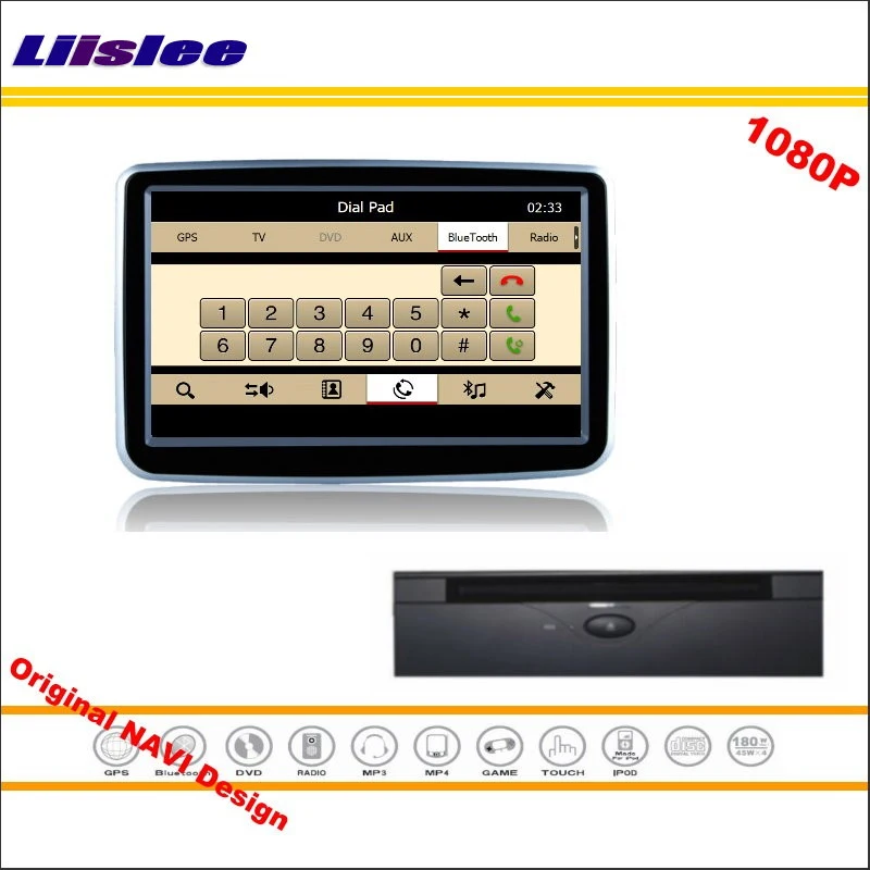 Top Liislee For Mercedes Benz A / B 2013~2015 With AUX Car Stereo Radio CD DVD Player GPS Nav Navigation System Original NAVI Design 4