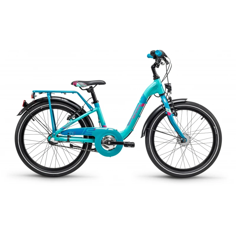 Синий Детский велосипед Scool chiX alloy 20 3-S - Цвет: Синий