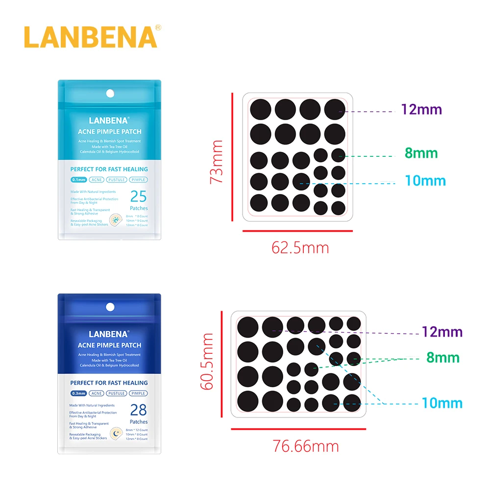 LANBENA прыщи, пластырь, невидимые наклейки для лечения прыщей, средство для удаления прыщей, средство для ухода за кожей