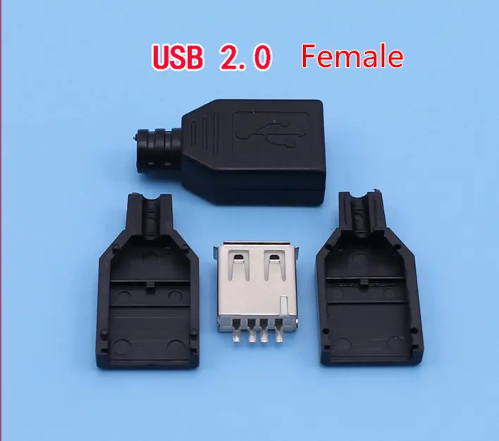 1 пара USB разъём сделай сам 2 0 микро разъемов|connector charge|connector maleconnector usb |