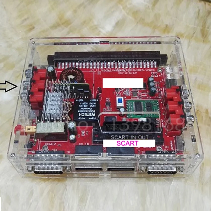 US $115.62 JAMMA BOX Converter Board to SNK SS Gamepad Saturn DB15P Joypad With SCART output for Any JAMMA PCB IGS Pandora box Motherboard