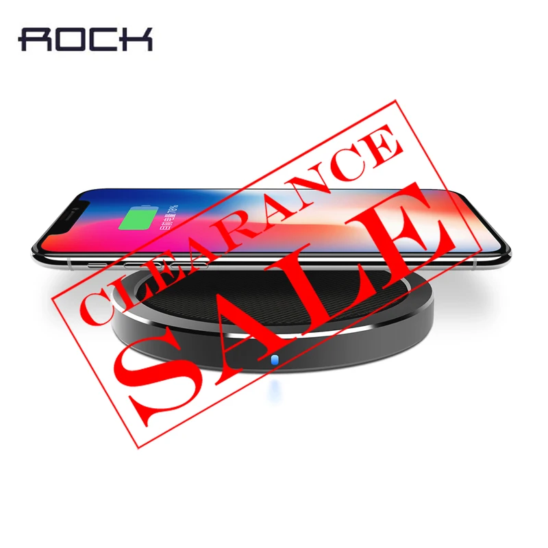

ROCK W4 2A Qi Wireless Charger Fast Charging Disk Charger For iPhone X 8 8 Plus For Samsung S9 S8 S7