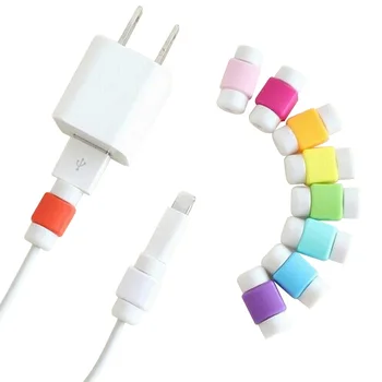 

Silicone Winding Clips USB line Data Cable Protector Cables Protection Winder for i Phone Wire Winding Tool cord saver 1000pcs