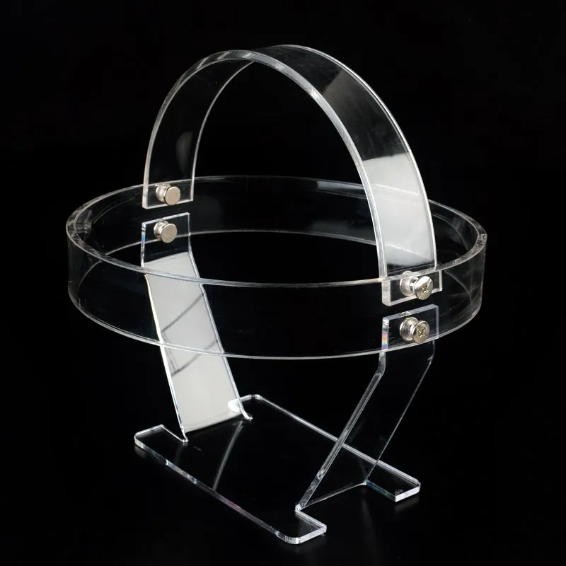 

Hot Promotion Led Headlamp Display Stand Acrylic Headlight Waterproof Head Lamp Hunting Flashlight Shelf Cap Hat Wig Holder Rack