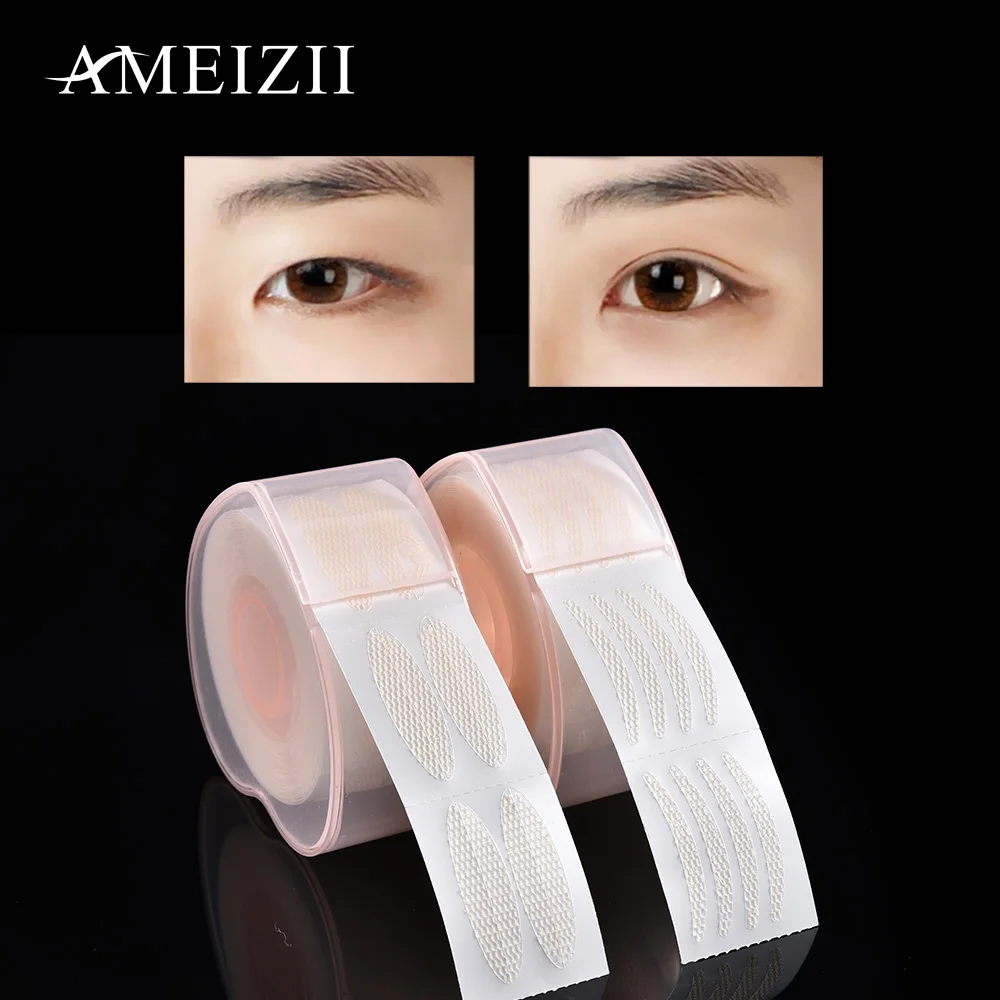 

Ameizii 600pcs M/L Eyelid Tape Sticker Invisible Double Eyelid Paste Big Eyes Decoration Double Eyelid Stickers Makeup Tools