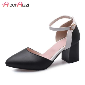 

ZALAVOR Plus Size 33-46 2019 New Women Sandals Pu Upper Black Buckle Mixed Color Mujer Shoes Fashion Sexy Party Shoes Women