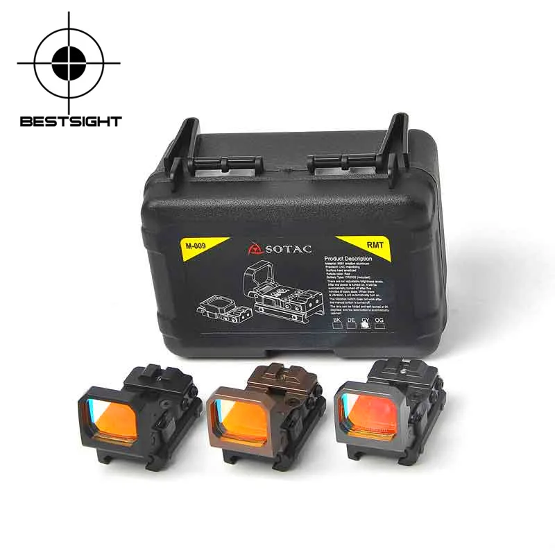 

Flip Red Dot Sight Pistol Scope Folding Reflex Red Dot Sight Holographic Sight Hunting Scopes with Mount