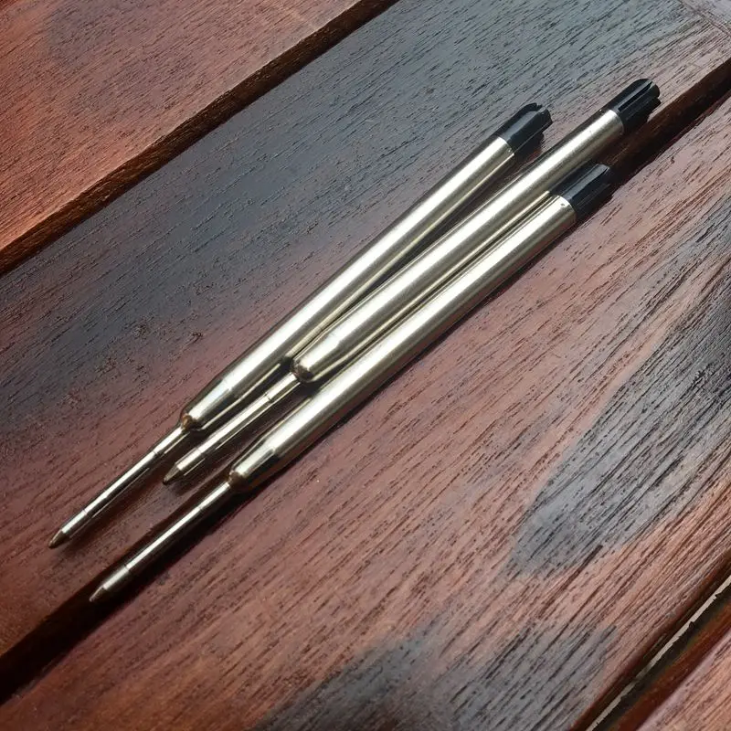 

1 Set Of 20 Pcs 98mm Black Ink Pens Refill Ballpoint For Brass Ballpoint Pen