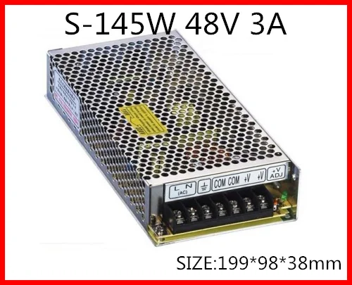

145W 48V 3A Single Output Switching power supply for LED Strip light AC-DC