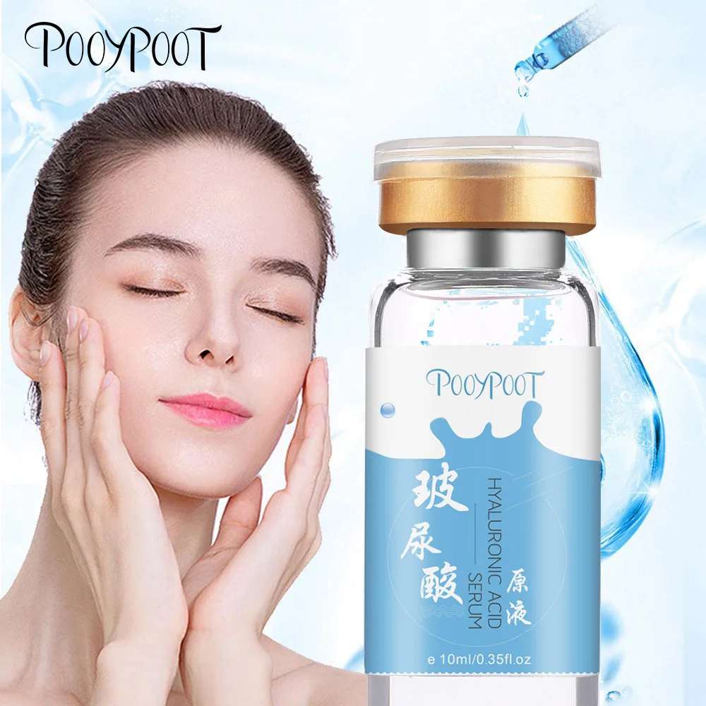 

Pooypoot Pure Hyaluronic Acid Serum Hydrolyzed Collagen Whitening Serum Moisturizing Tonic Facial Liquid Tights Essence Skincare