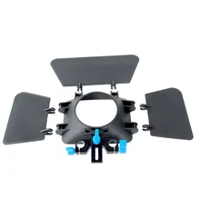Hot Sale Low Price Matte Box for DSLR Cameras Camcorders 15mm Rod Support Rig Sunshade Swing-Away