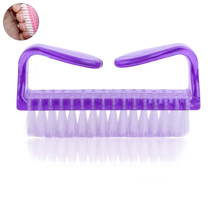 

1pcs Cleaning dust nail brush,3 colors to choose from nail art salon dedicated tools,care manicure pedicure small angle clean