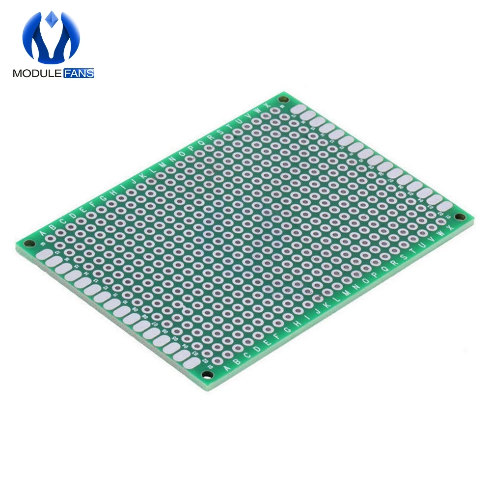 

5PCS Double Side 5x7 5 x 7 cm Prototype Universal FR-4 Glass Fiber PCB Board