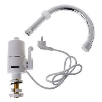 

Electric Heating Water Tap Tankless Instant Hot Water Heater Faucet For Bathroom Kitchen