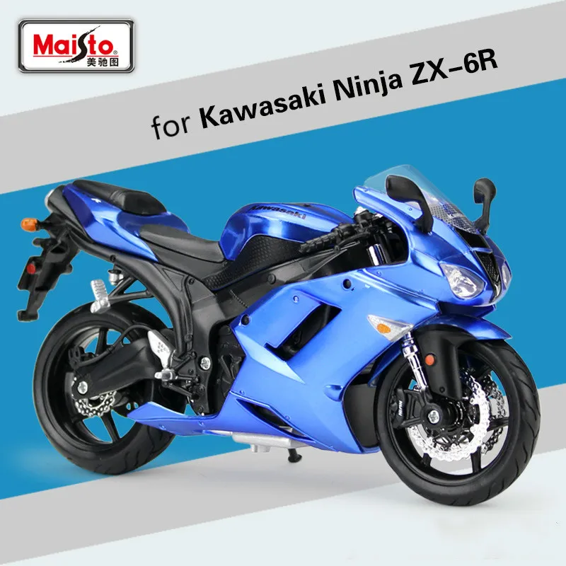 

Maisto 1:12 for Kawasaki Ninja ZX-6R Simulated Alloy Motorcycle Model Speelgoed Auto Wheels Motocross Scooter Model Ornaments