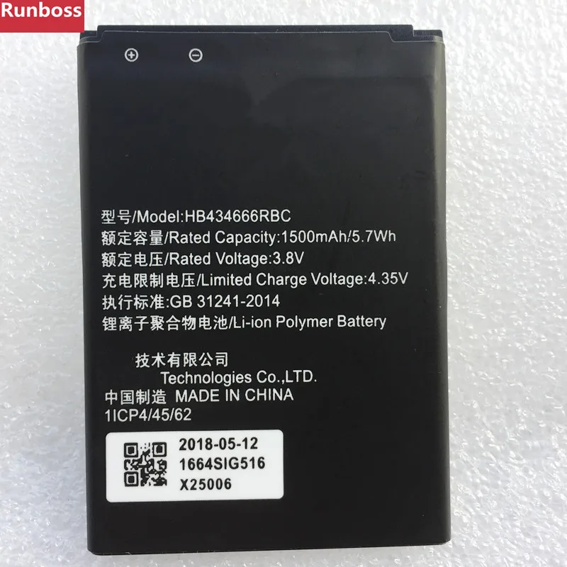 Runboss HB434666RBC Аккумулятор для Huawei E5573 E5573S E5573s-32 E5573s-320 E5573s-606 E5573s-806 с ЖК-дисплей зарядное устройство