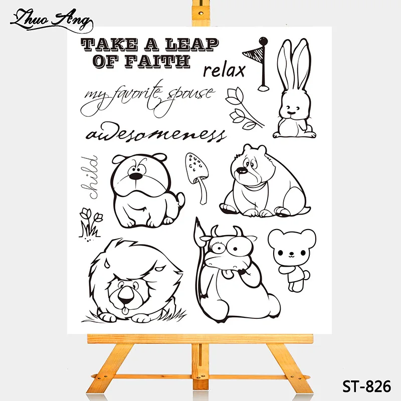 

Merry Leap FaithTransparent Clear Silicone Stamp/Seal for DIY Scrapbooking/Photo Album Decorative Card Making Clear Stamps