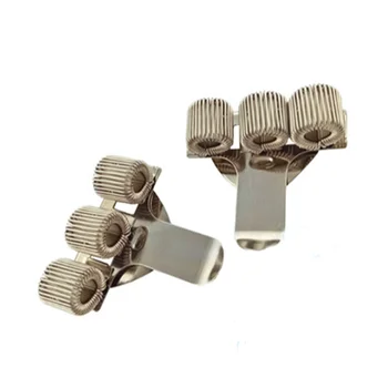 

1 Pcs Creative Triple Hole Metal Pen Holder With Pocket Clip - Doctors, Nurse, Uniform etc