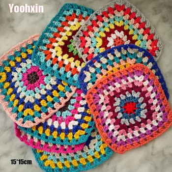 

HOT Colorful Lace Cotton Crochet tablecloth kitchen Table cloth mat dish tea Table Cover dining Christmas party wedding decor