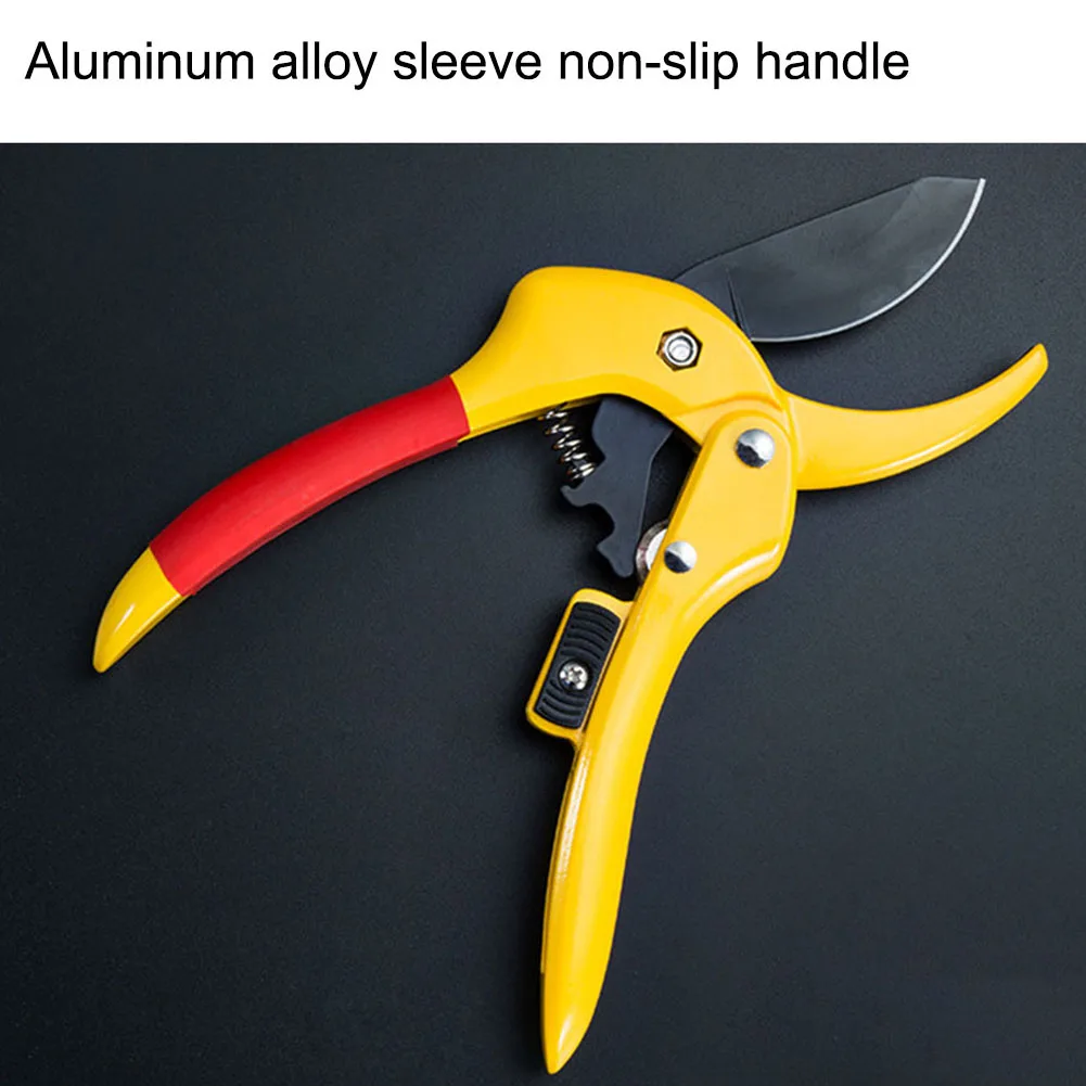 

Professional Steel Cutter Sharp Anvil Pruning Shears with Safety Lock for Garden Work SLC88