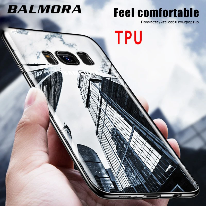 BALMORA TPU Case Clear Soft For Samsung Galaxy A50 A60 A70 A40S A30 A20 A10 A9 A8 8S 7 6 5 J7 Plus 3 Back Phone Cover |