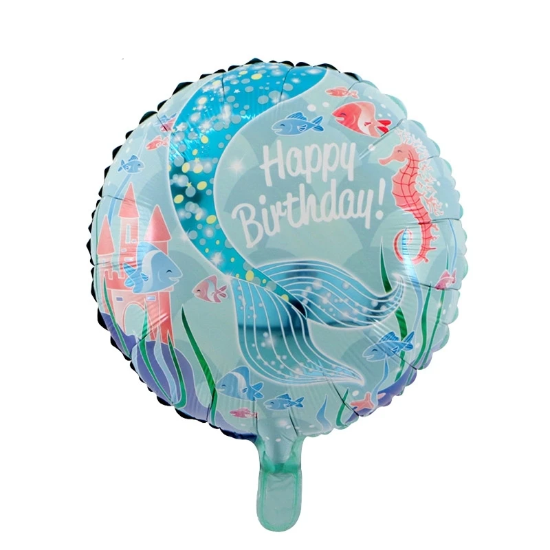 18 дюймов фольгированные шары «С Днем Рождения» для маленьких мальчиков и девочек День рождения Декор в виде короны воздушные шары с гелием для sjower вечерние поставки круглый Globos - Цвет: S16