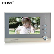 JERUAN 7 inch video door phone doorbell intercom 709 indoor intercom free shipping