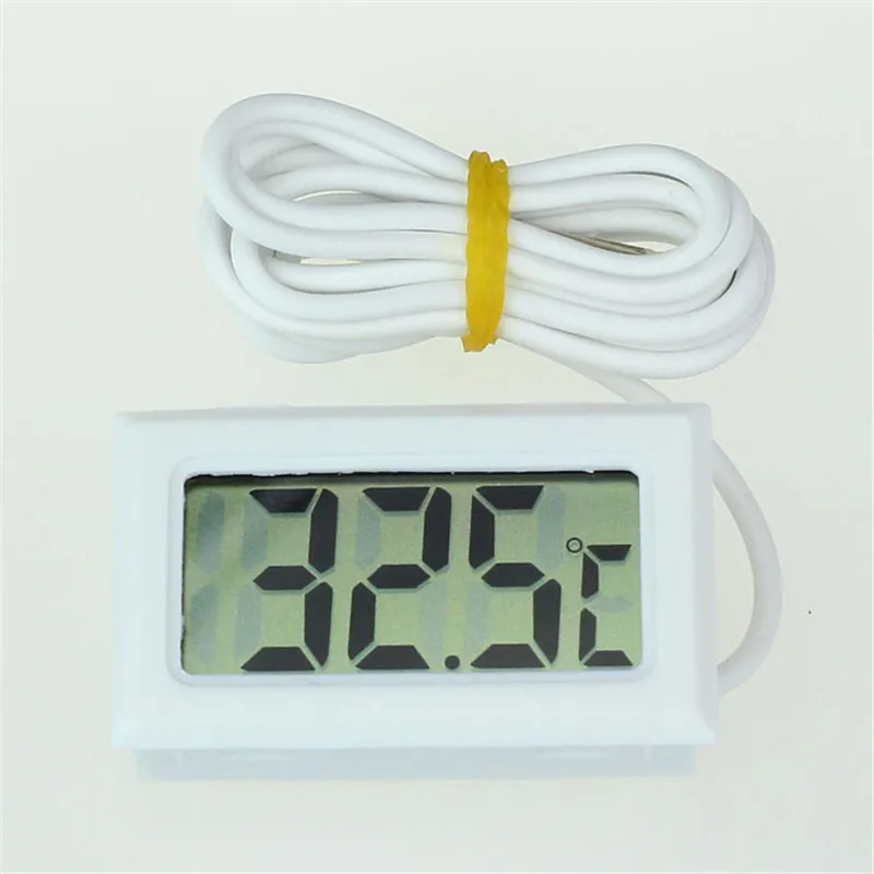 

1M Thermometer Mini LCD High Temperature Thermometer With Probe Celsius Display Digital thermometer with sensor high quality