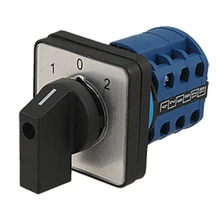 Promotion ! 3 Positions On-Off-On Changeover Control Rotary Cam Switch 20A