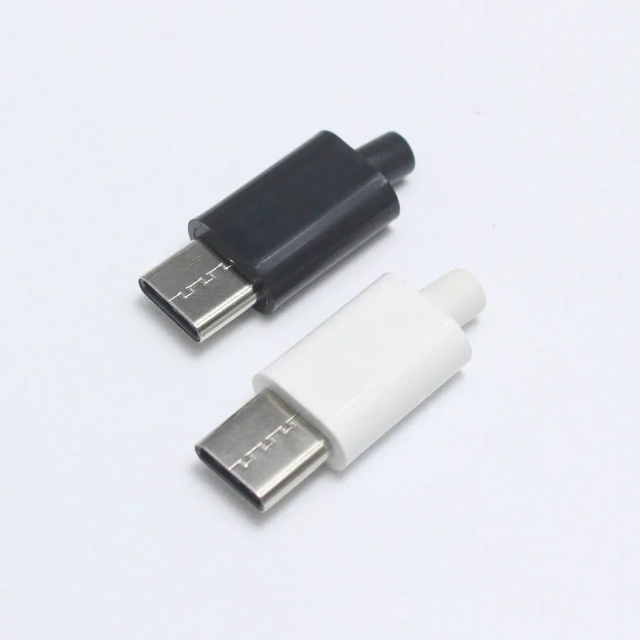 2 набора DIY USB 3,1 c-тип штекер сварочный Тип двухсторонний штекер Тип C данных и зарядки сварной провод разъем