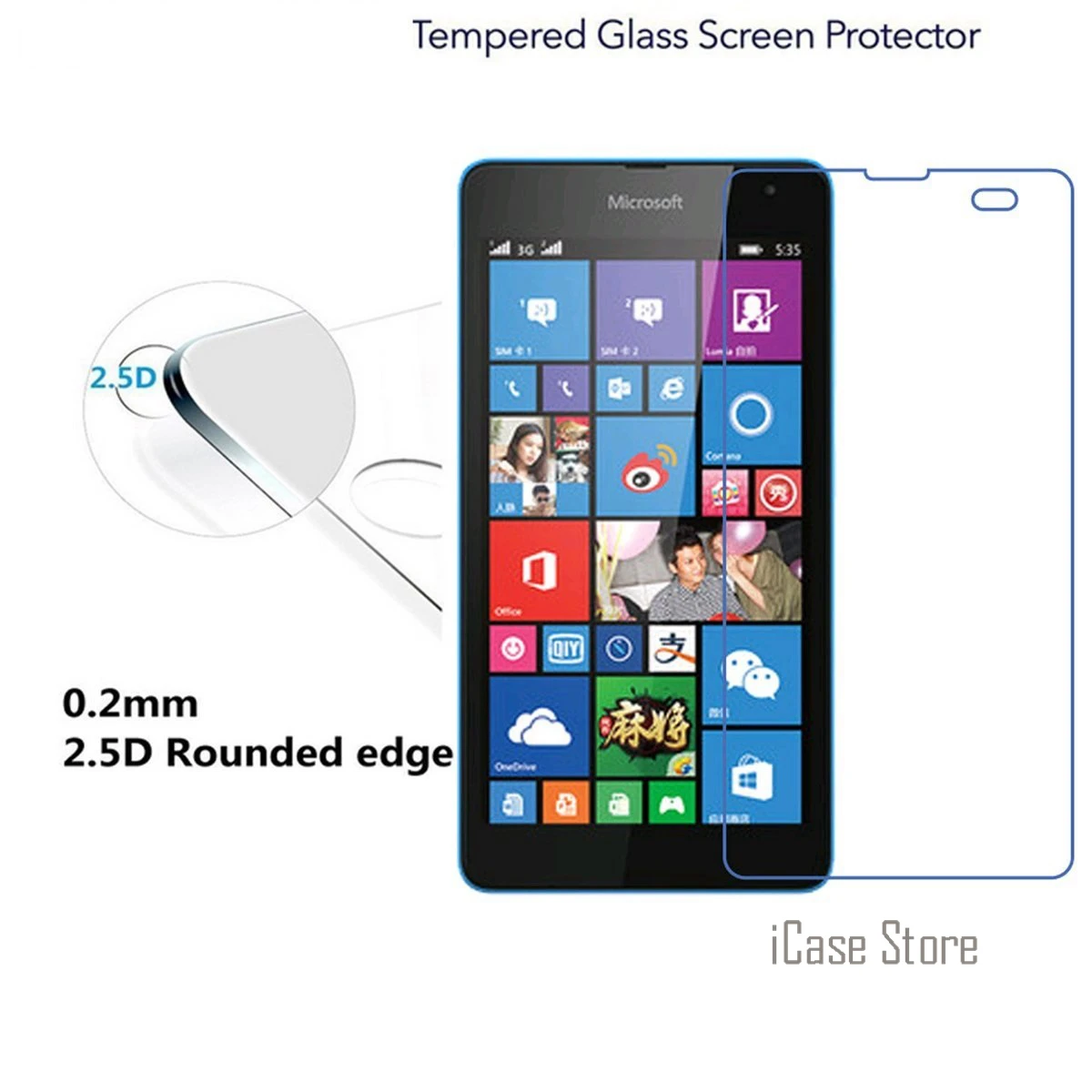 Закаленное Стекло Защитная пленка для microsoft Nokia Lumia 650 550 540 640 635 535 530 435 950 XL