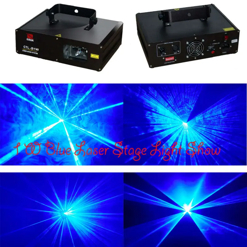 new version 1000mw blue Laser party Stage light DJ Club Stage Wedding Disco club light show system