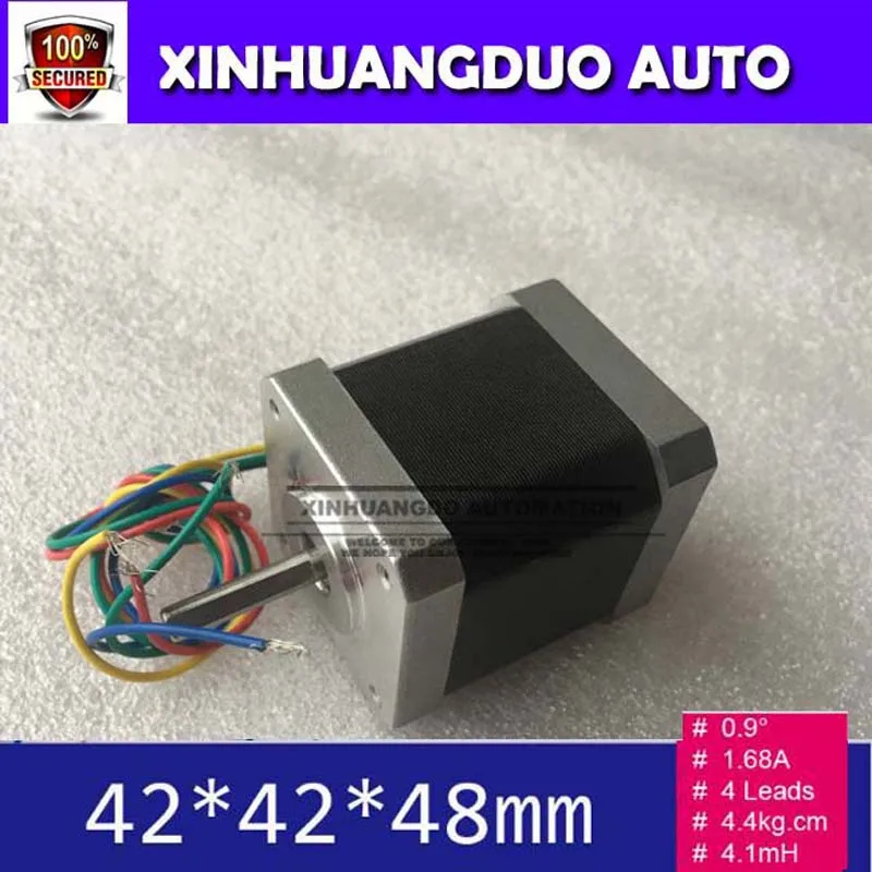 

3pcs 0.9 degree 1.7A 4.4Kg.cm 42mm 2phase hybrid stepper motor NEMA17 Customer Recommendation Goods