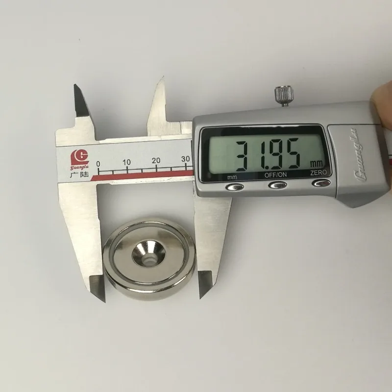 4 шт. D32mm мощный неодимовый магнит в форме чашки потайной Монтажный винт с
