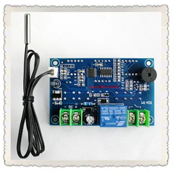 

10pcs/lot W1401 DC12V thermostat Intelligent digital thermostat temperature controller With sensor led display