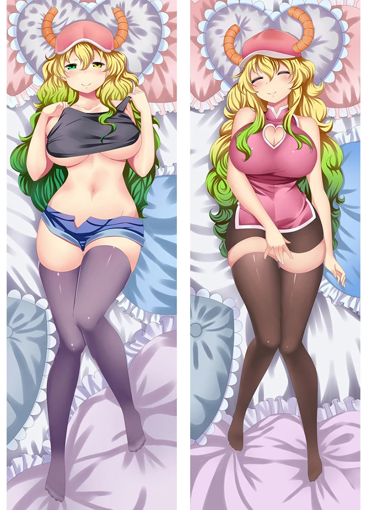 Японский аниме Miss Kobayashi's Dragon Maid сексуальная девушка Lucoa Elma Dakimakura декоративная
