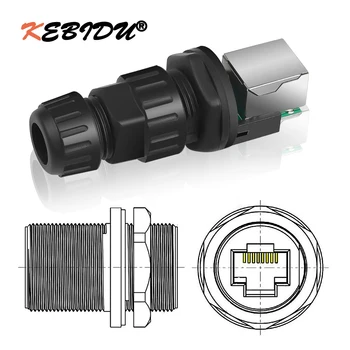 

Universal M19 Adaptor RJ45 CAT5 CAT6 Socket Panel Mount IP68 Waterproof Wire Connectors Plug Socket Ethernet LAN Network Adapter