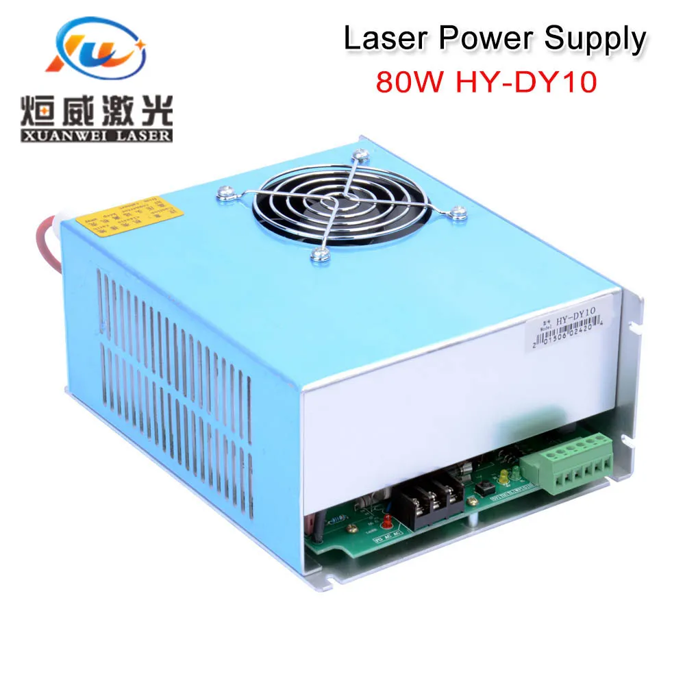 HY-DY10 80W Co2 Laser Power Supply For RECI Z1/W1/S1 Co2 Laser Tube Engraving / Cutting Machine DY Series