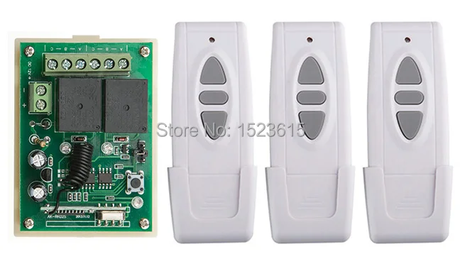 DC12V 1CH 10A RF беспроводной переключатель системы дистанционного управления teleswitch 3
