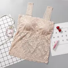 Женский бюстгальтер укороченный топ сексуальный кружевной топ на бретельках кружевной лифчик цветочный топ на бретельках