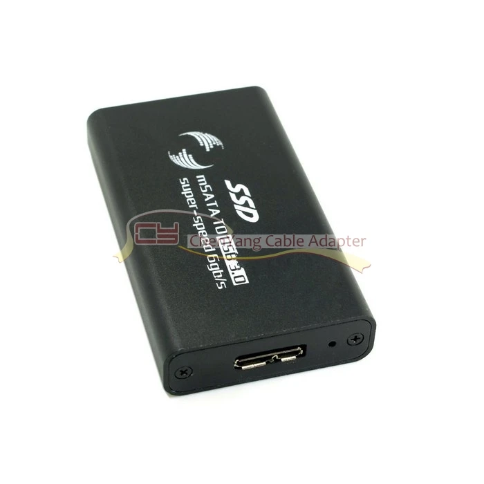 CY 50 мм mini PCI-E mSATA 6 Гбит/с Твердотельный SSD для USB 3,0 жесткий диск Корпус черный цвет