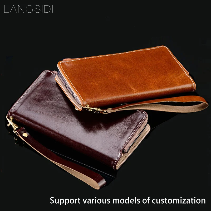 Zipper Genuine Leather Stand Holder Case For Xiaomi Redmi Note 9 Pro 9s Note 8 pro 8T Note 7 Note 6 5 7A 6a 5a 4x 8 Wallet Bags Zipper Genuine Leather Stand Holder Case For Xiaomi Redmi Note 9 Pro 9s Note 8 pro 8T Note 7 Note 6 5 7A 6a 5a 4x 8 Wallet Bags