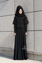 2016 Fashion Muslim Abaya Dubai Islamic Clothing For Women Muslim Abaya Jilbab Djellaba Musulmane Black Dress Abaya