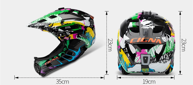 Устанавливаемая камера, велосипедный шлем с полным покрытием, детские спортивные защитные велосипедные шлемы с задним фонариком, полнолицевой велосипедный шлем